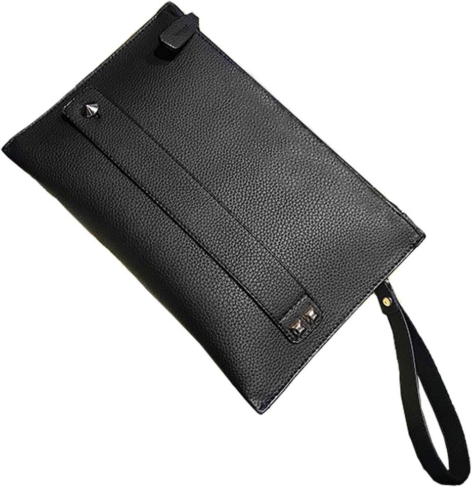 Women Envelope Clutch Bag PU Leather Female Day Clutches Large Purse Evening Bags with Wrist Strap