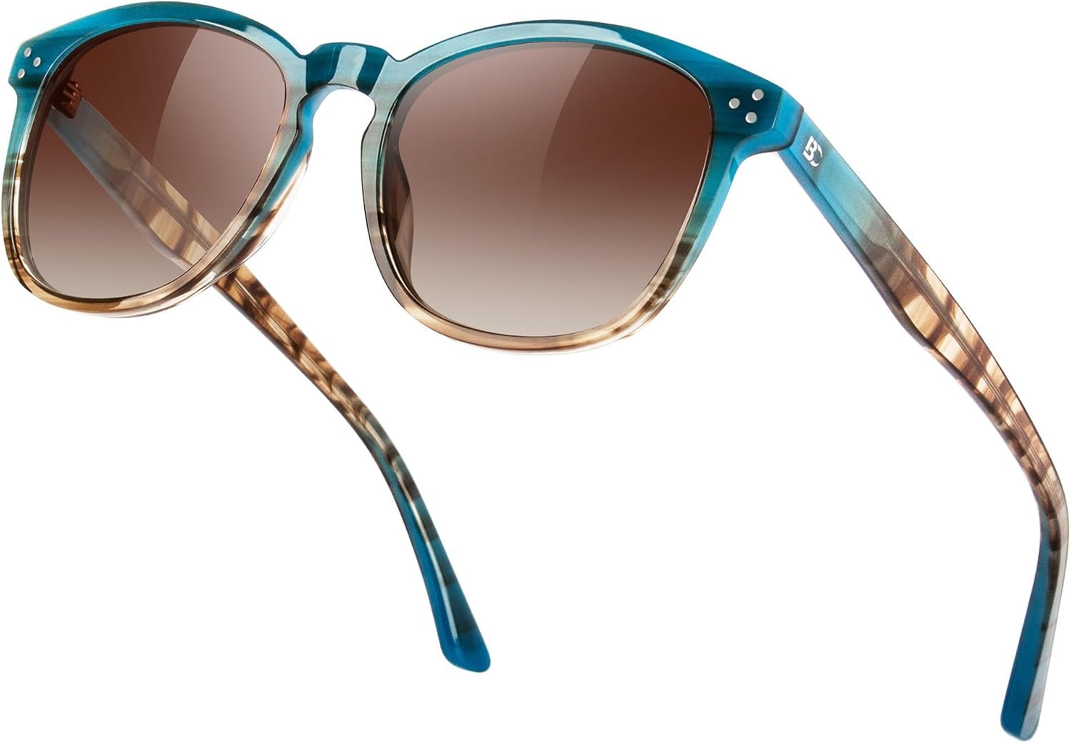 Polarized Sunglasses For Women UV – Protection Womens Trendy Fashion Large Shades With Acetate Frame BC2110