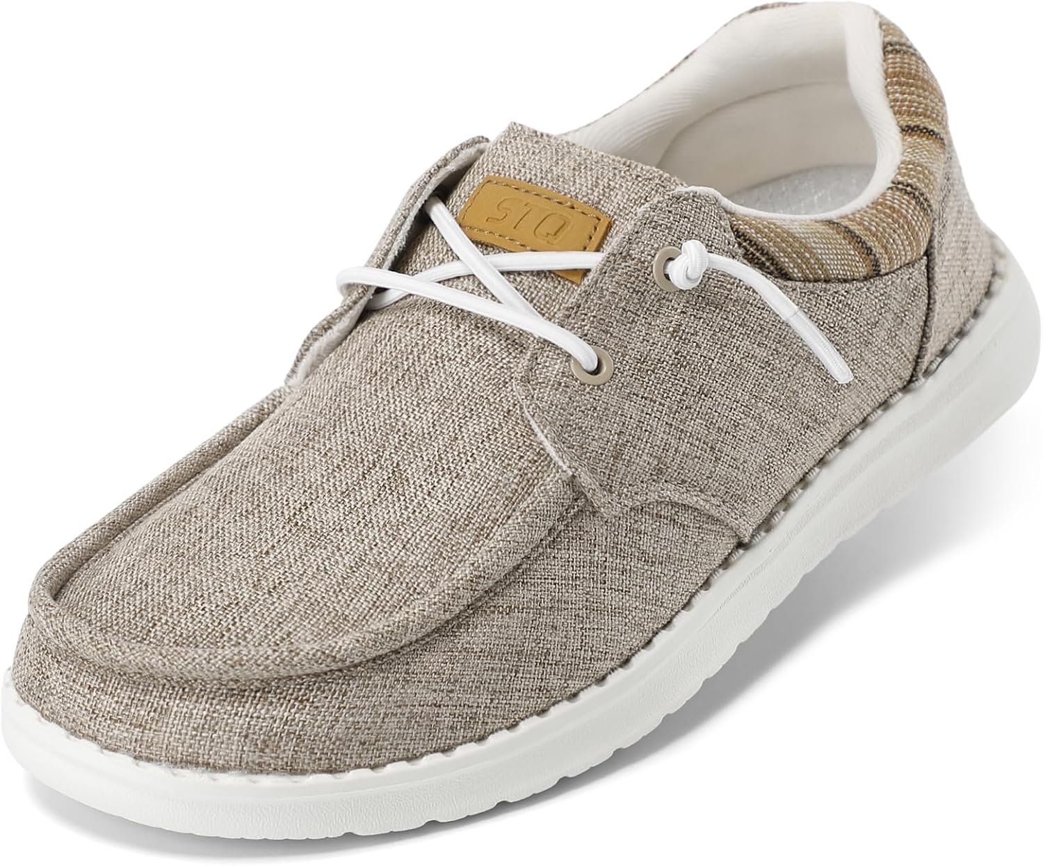 STQ Women’s Lace up Loafers丨Orthopedic Comfotable Ultralight Boat Casual Shoes with Arth Support