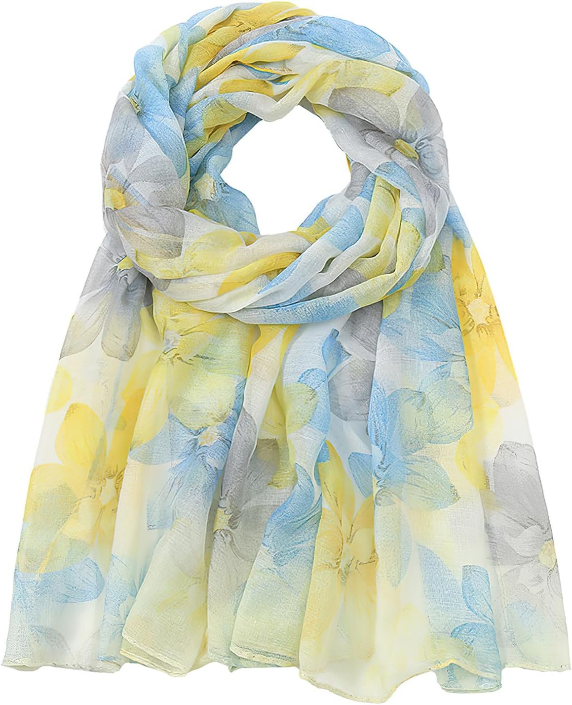vimate Lightweight Scarf for Women Fashion Head Cover Hijab Cotton Voile Scarf Shawl Wrap for Spring Fall Winter Season