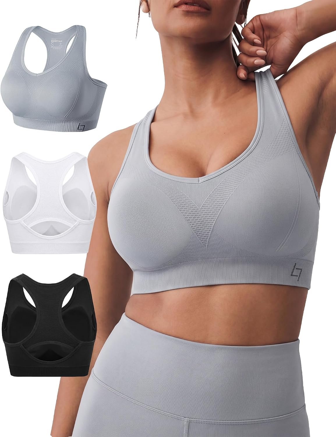 FITTIN Supportive Sports Bra for Large-Bust: 12-Hour Zero-Pressure Comfort – Full Coverage Workout for Plus Size Women