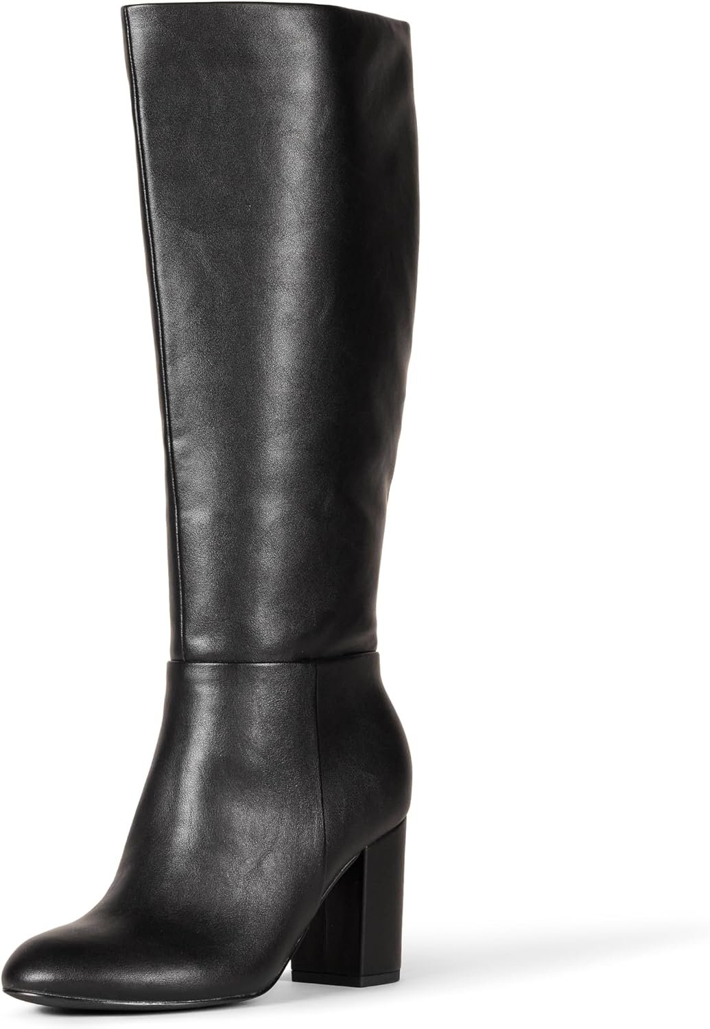 Amazon Essentials Women’s Tall Heel Boot with Memory Foam Insole, Interior Zipper