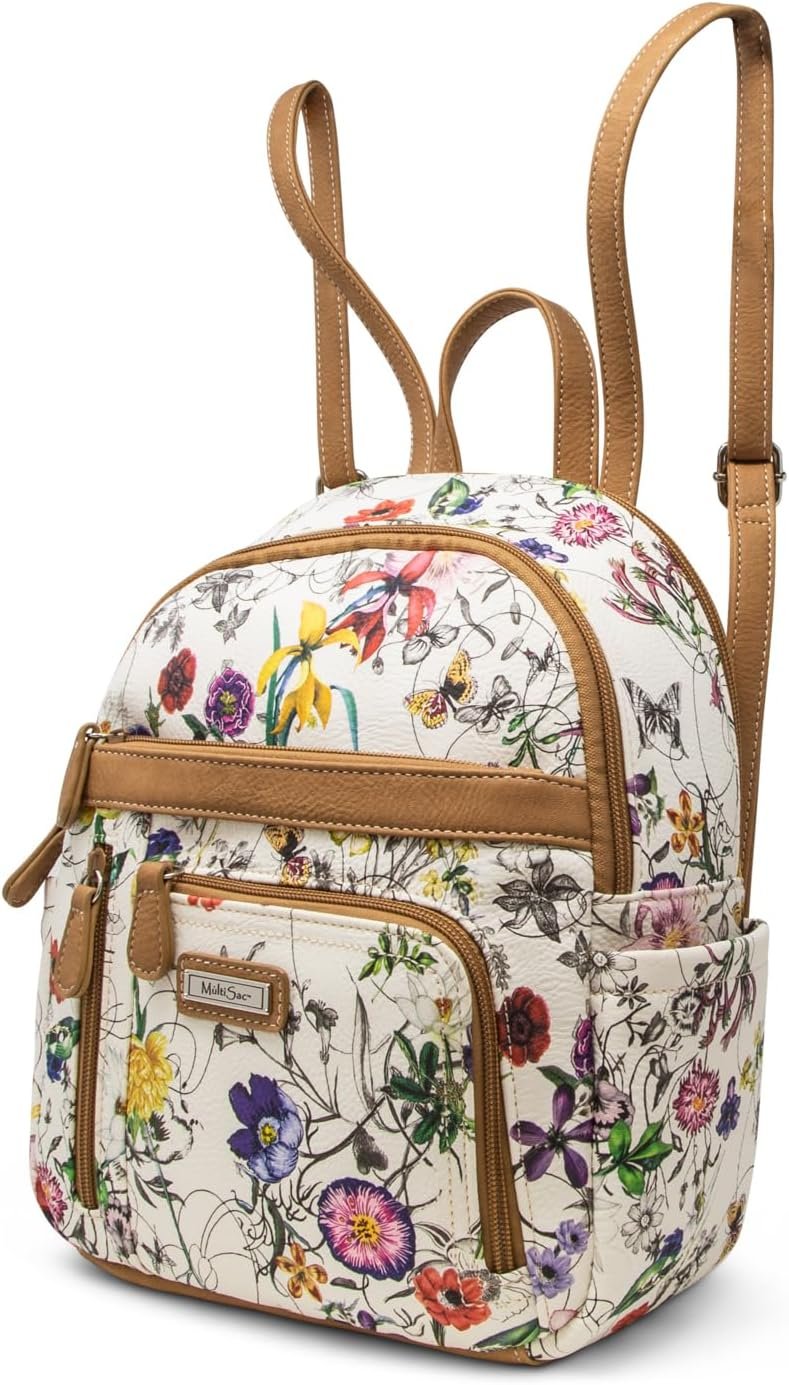 MultiSac Women’s Adele Backpack, Vienna Floral, One Size