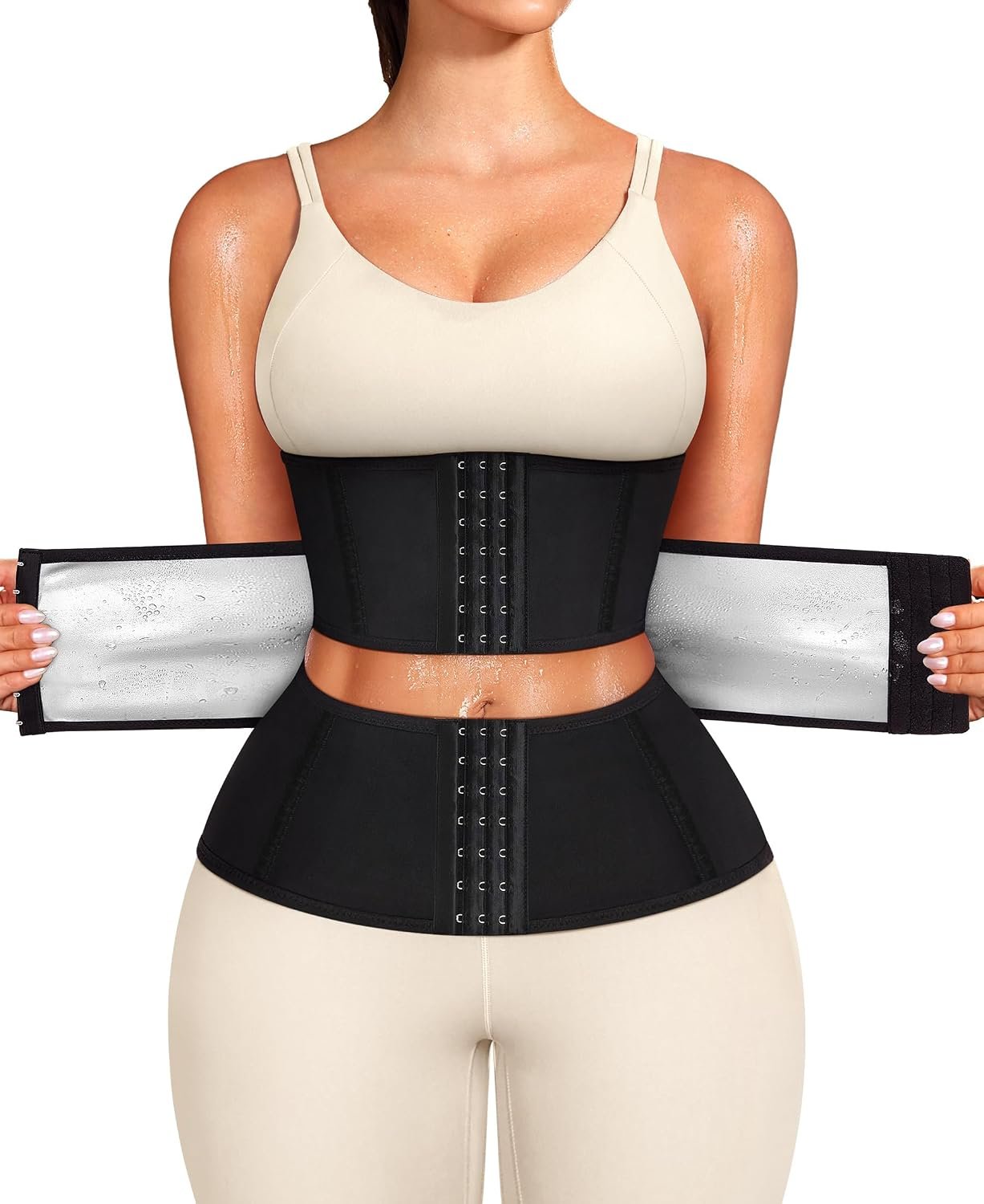 Junlan Waist Trainer for Women Shapewear – Tummy Control Waist Cincher Segmented Body Shaper