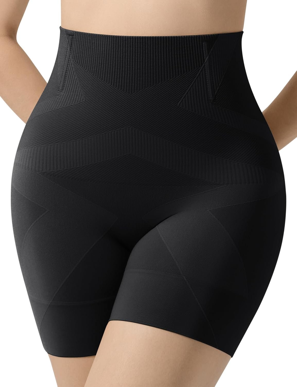 Esa Liang Shapewear Tummy Control for Women Body Shaper High Waisted Shorts | Seamless,Thigh Slimmer,Tummy Control Underwear,for Under Dresses,4 Steel Bones,Breathable,Faja Shapewear