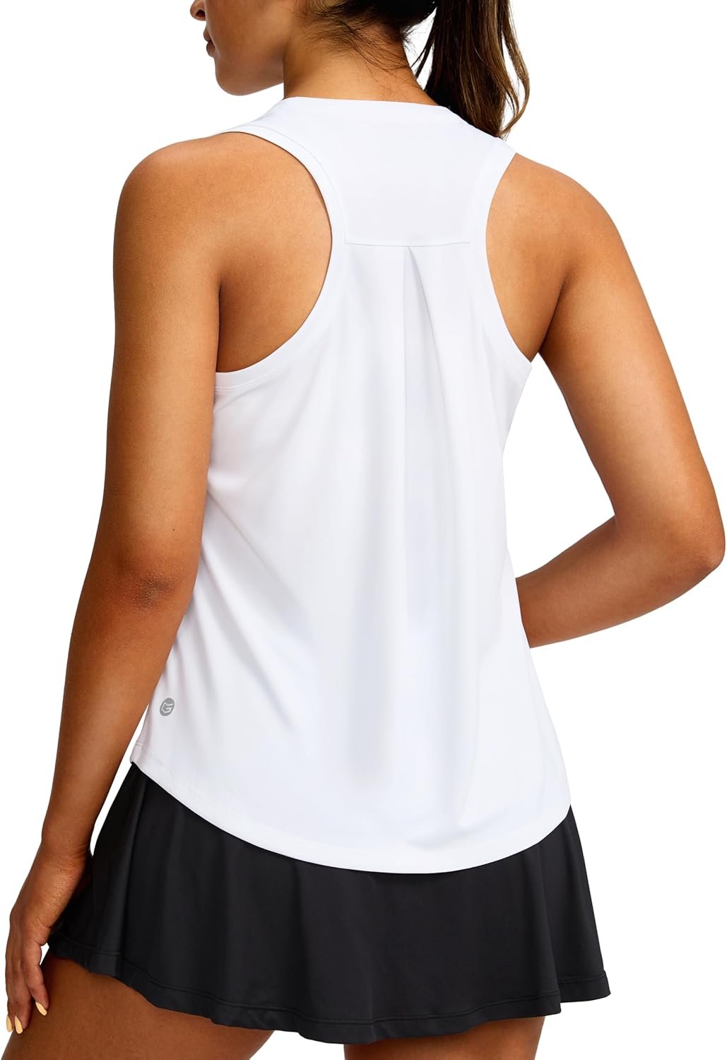 Women’s Workout Tops Racerback Athletic Tank Tops Sleeveless Loose Fit Yoga Running Gym Shirts for Women