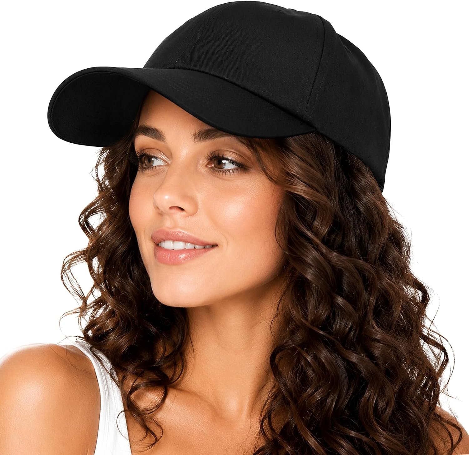 Womens Satin Lined Unstructured Baseball Cap Unisex Silk Lining Washed Cotton Adjustable Vintage Dad Hat
