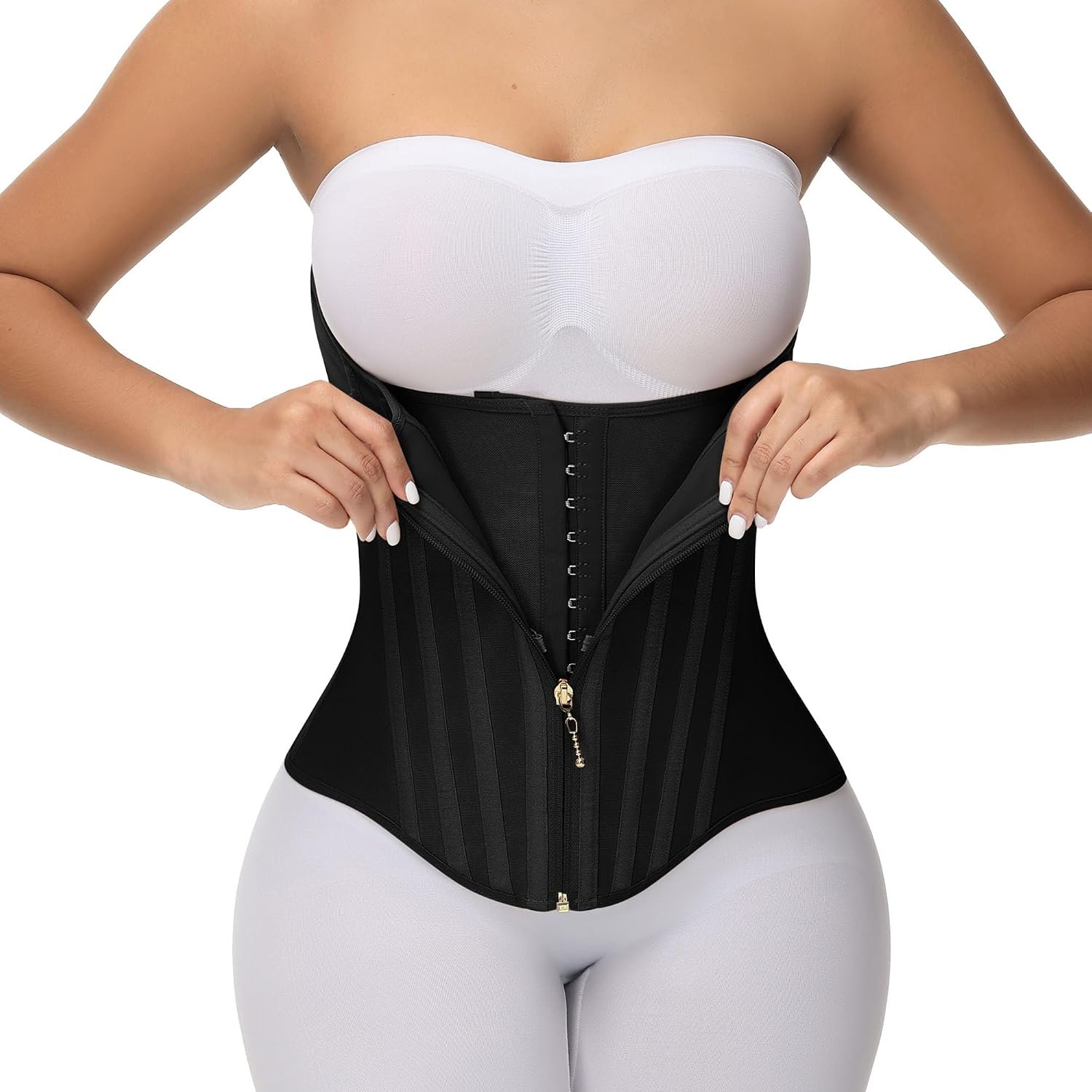 SHAPSHE Waist Trainer for Women Tummy Control Corset Sport Workout Body Shaper Postpartum Belly Band Gym