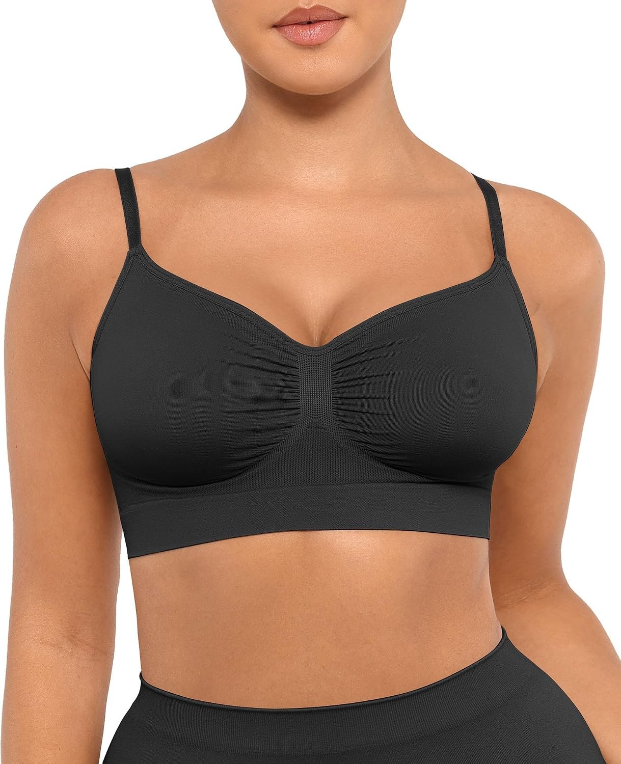 FeelinGirl Bralettes for Women with Support Comfortable Bras No Underwire Seamless Everyday Bras