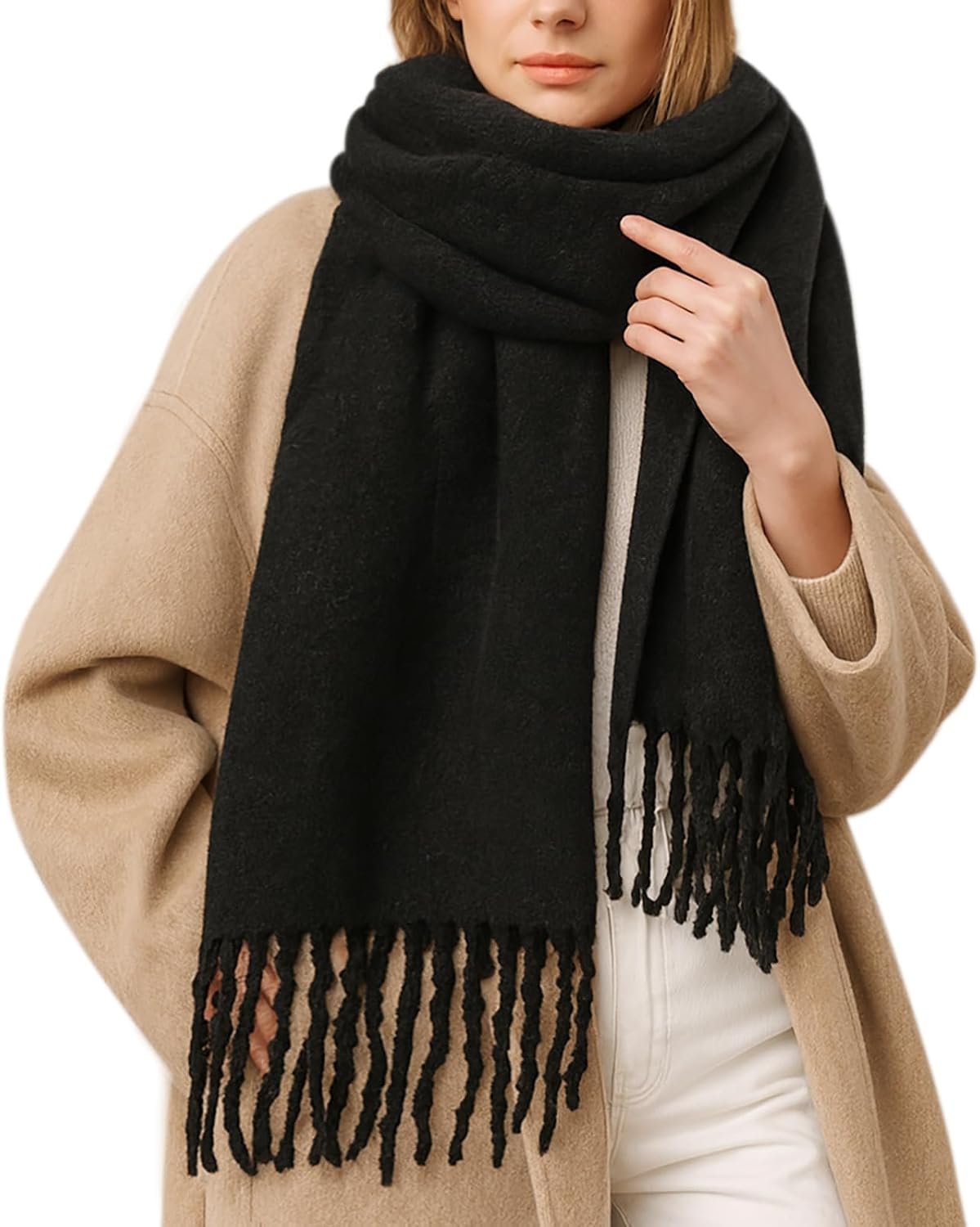 FURTALK Scarf for Women Men Soft Warm Blanket Scarf Pashmina Shawl Winter Thick Womens Scarves