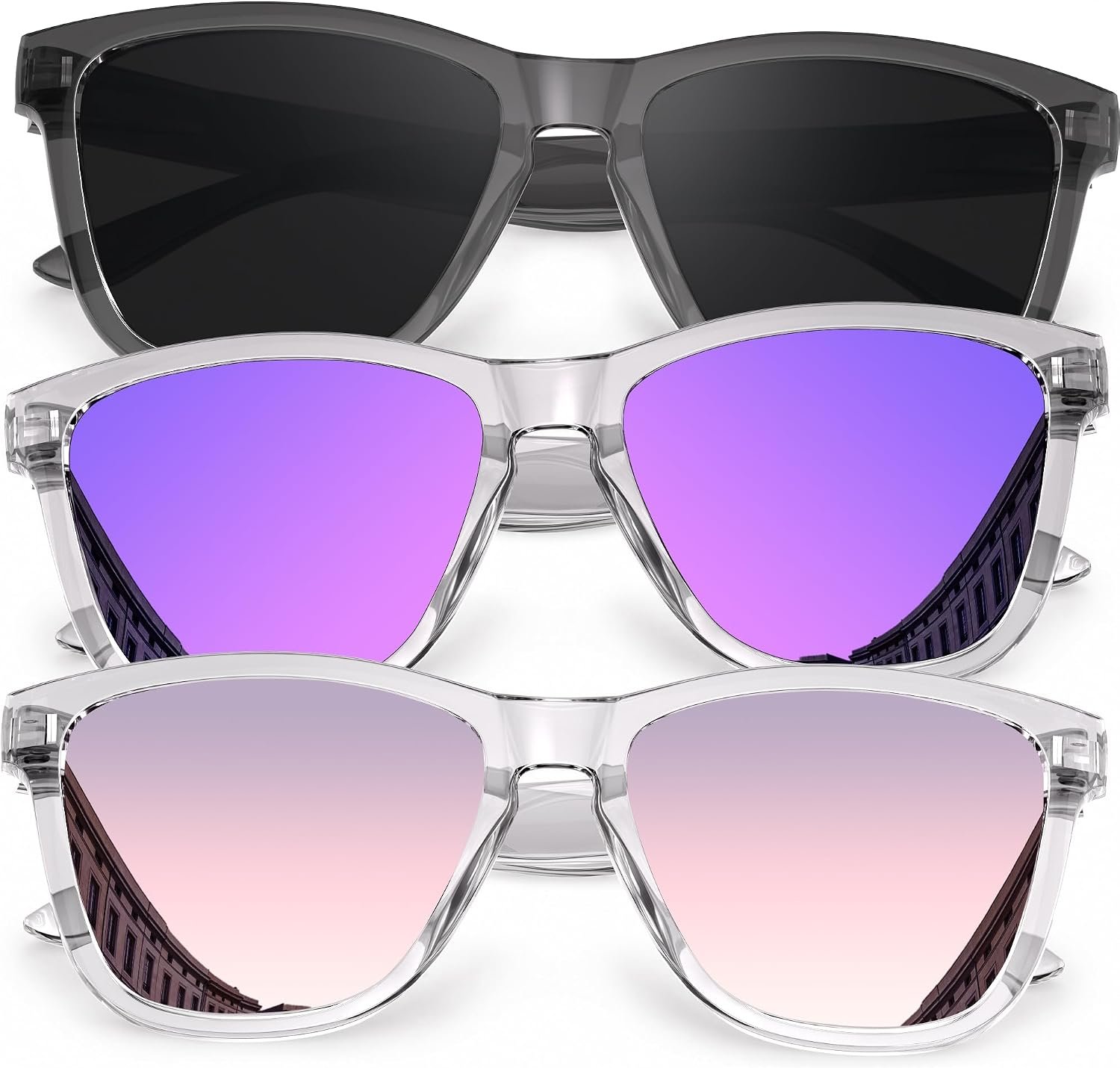 Sunglasses Womens Polarized Sunglasses for Mens Womens Retro Mirror Lens for Driving Fishing UV400 Protection