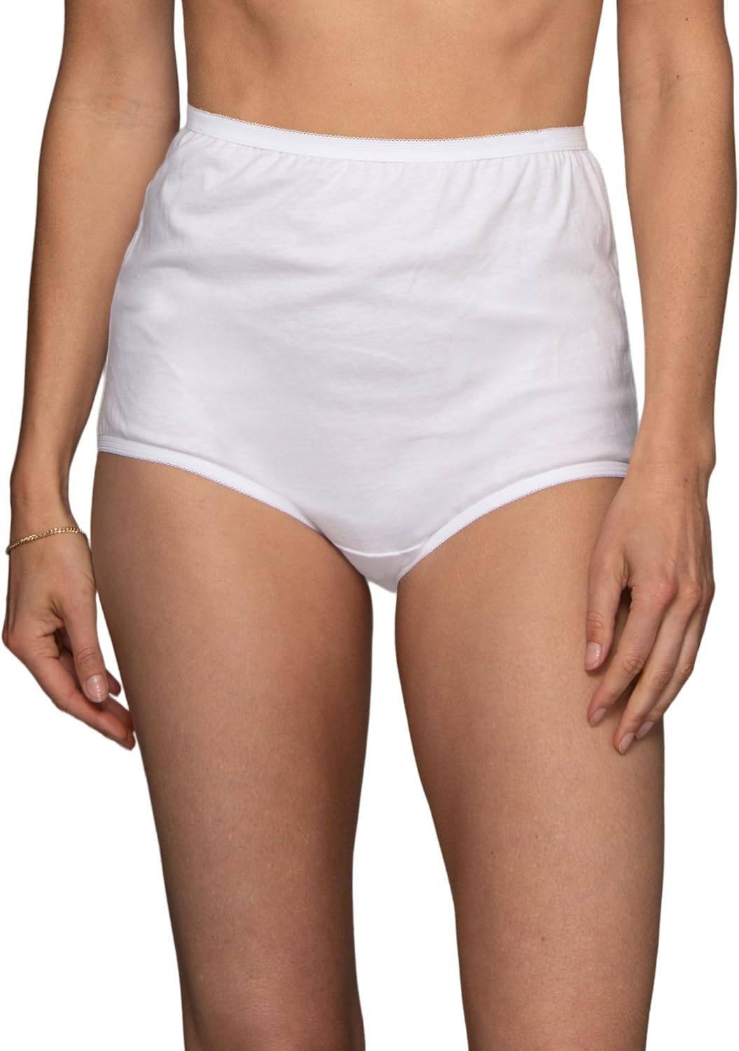Vanity Fair Women’s High Waisted Underwear, Full Coverage Ladies Panties, Perfectly Yours Briefs