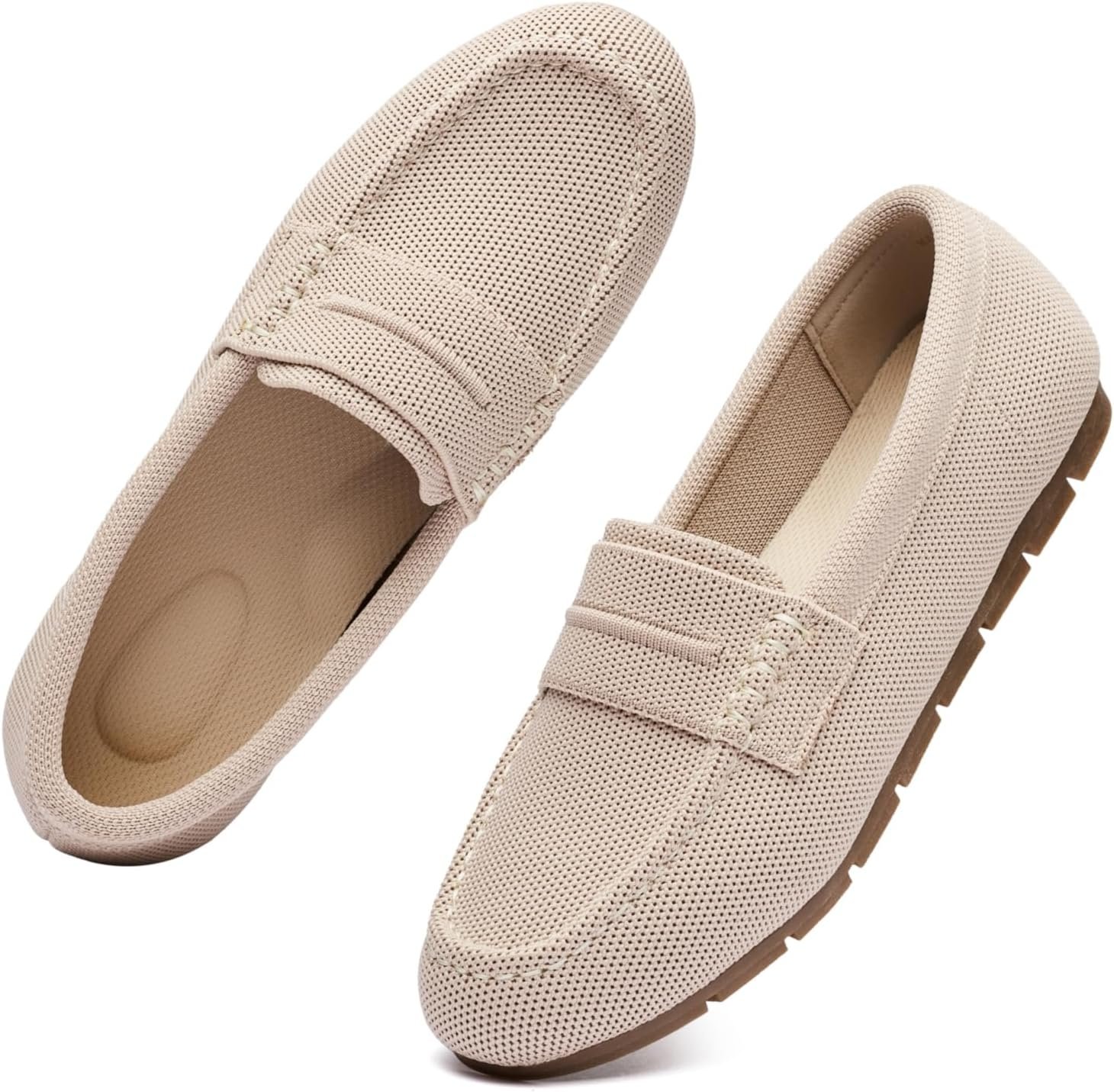 Vespiero Loafers for Women Comfortable Slip on Work Flats Shoes Womens Dressy Casual Walking Shoes