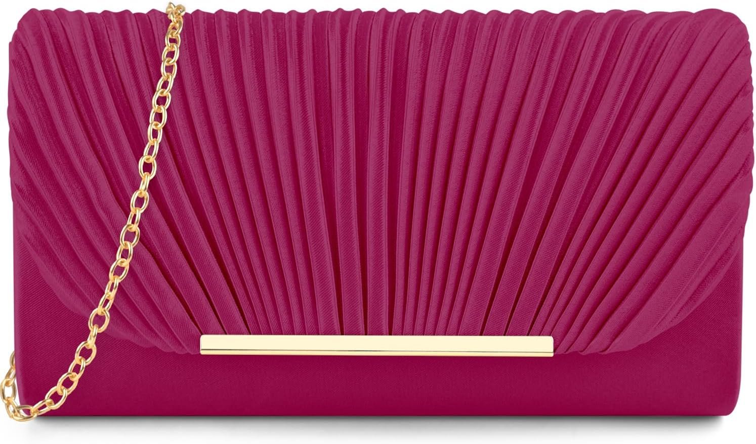 TINDTOP Clutch Purses for Women Evening Handbags for Formal Wedding Party Cocktail Prom Crossbody Shoulder Envelope Bag