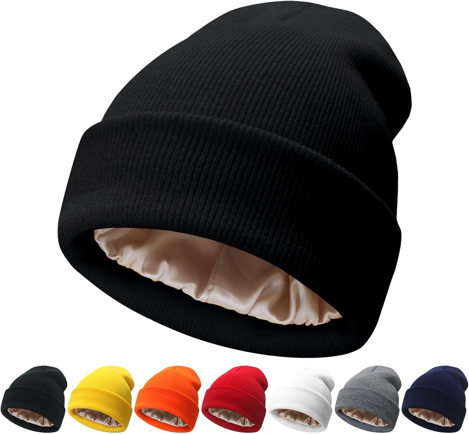 NPQQUAN Unisex Beanie Hats for Men Women Winter Knit Beanies