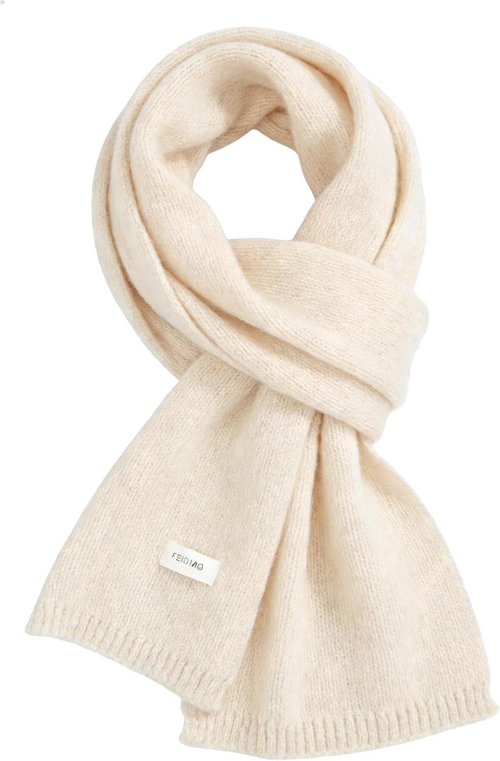 Women Knit Scarf Long Neck Warmer for Cold Weather Soft Wool-Like Fall Winter Warm Beanie Scarves Wrap for Women Men