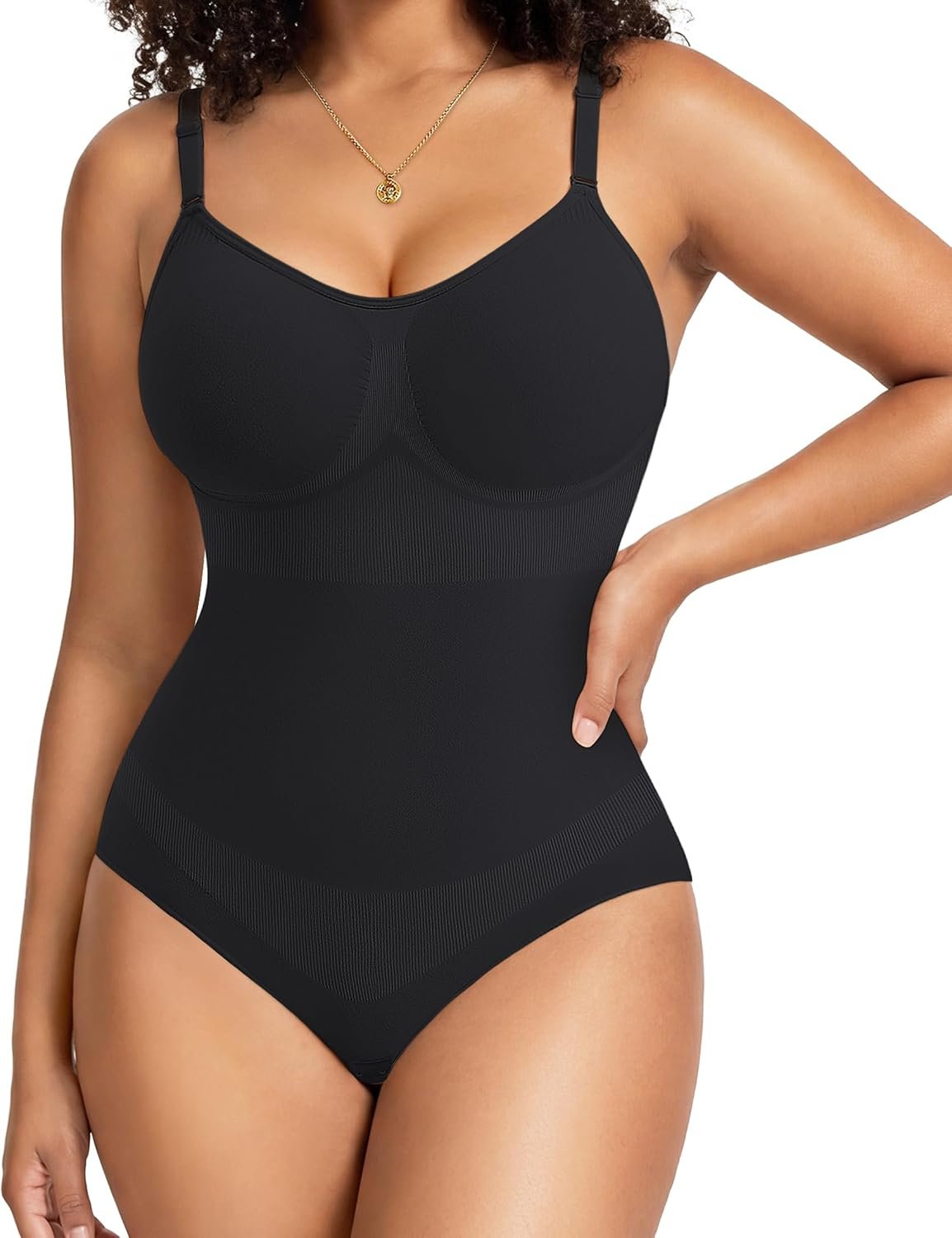 Gotoly Shapewear for Women Tummy Control Shapewear Bodysuit Seamless Faja Body Shaper Waist Trainer Body Suit Butt Lifter