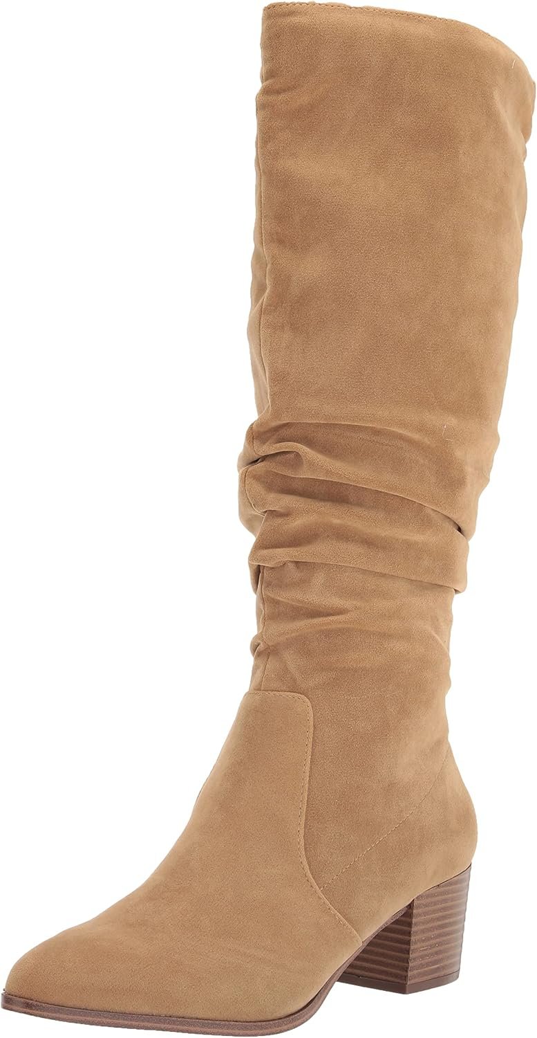Amazon Essentials Women’s Tall Block Heel Knee High Boots