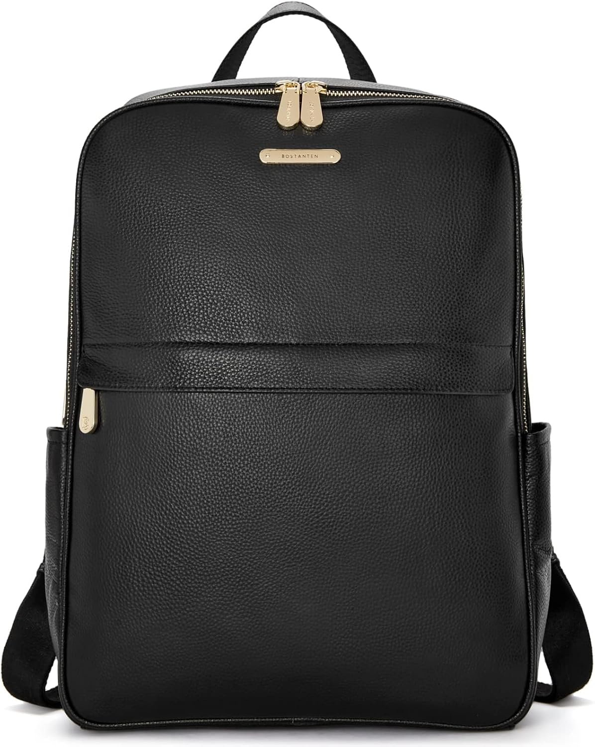 BOSTANTEN Genuine Leather 15.6 inch Laptop Backpack Purse for Women College Casual Backpack Travel Bag