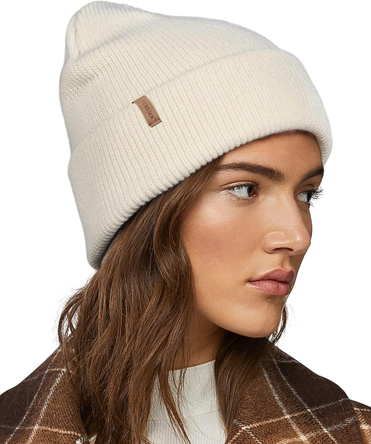 FURTALK Beanie Hats for Women Men Winter Hats Womens Knitted Slouchy Beanies Cuffed Skull Cap Warm Ski Hat