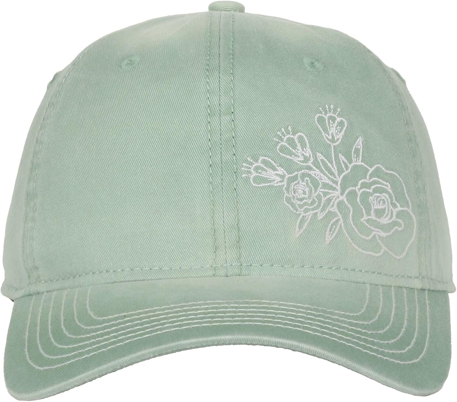 Outdoor Cap Floral Mom Hat – Unstructured Soft Cotton Cap