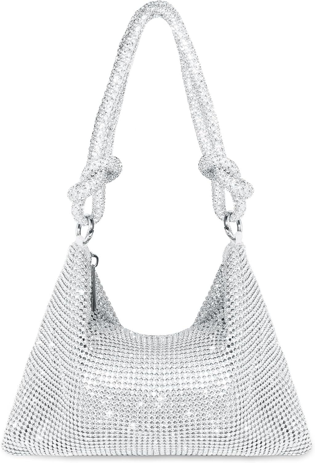 Clutch Purse for Women,Sparkly Rhinestone Evening Bag Wedding & Party Accessories,Handbag Fits Phone,Wallet & Lipstick