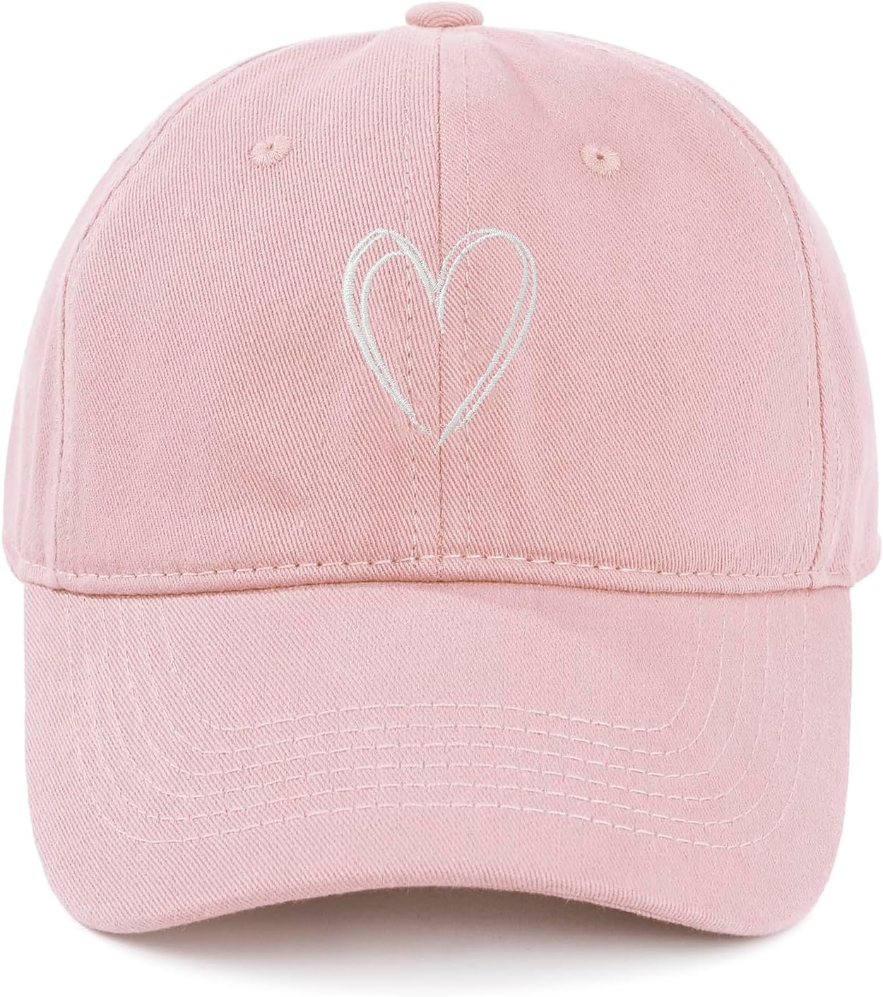 American Trends Womens Baseball Caps Cute Heart Dad Hat, Adjustable Cotton Unisex Cap for Workout, Golf & Everyday Wear
