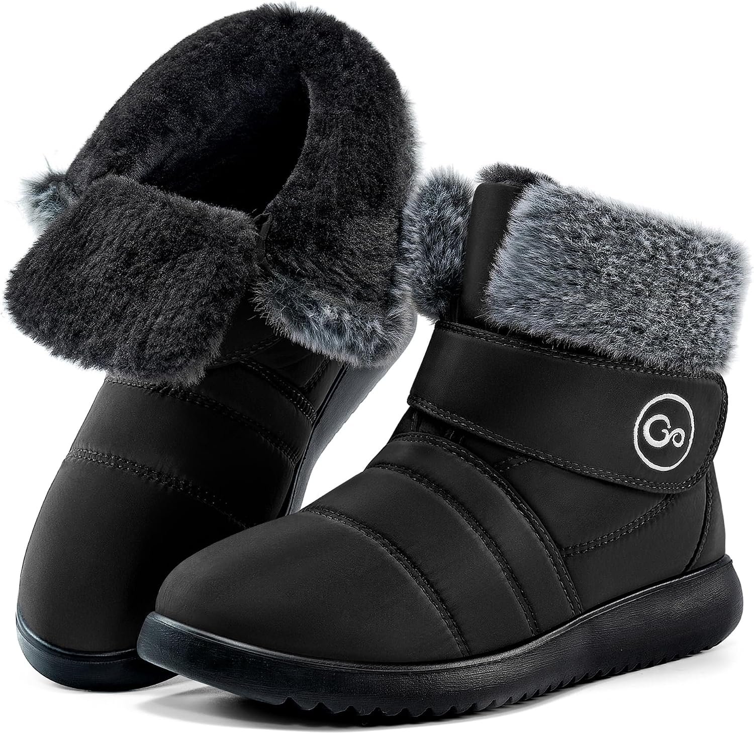 Reimferce Womens Snow Boots for Winter: Comfortable & Warm for All Day Wear – Waterproof Non Slip Booties for Commute Outdoor Walking