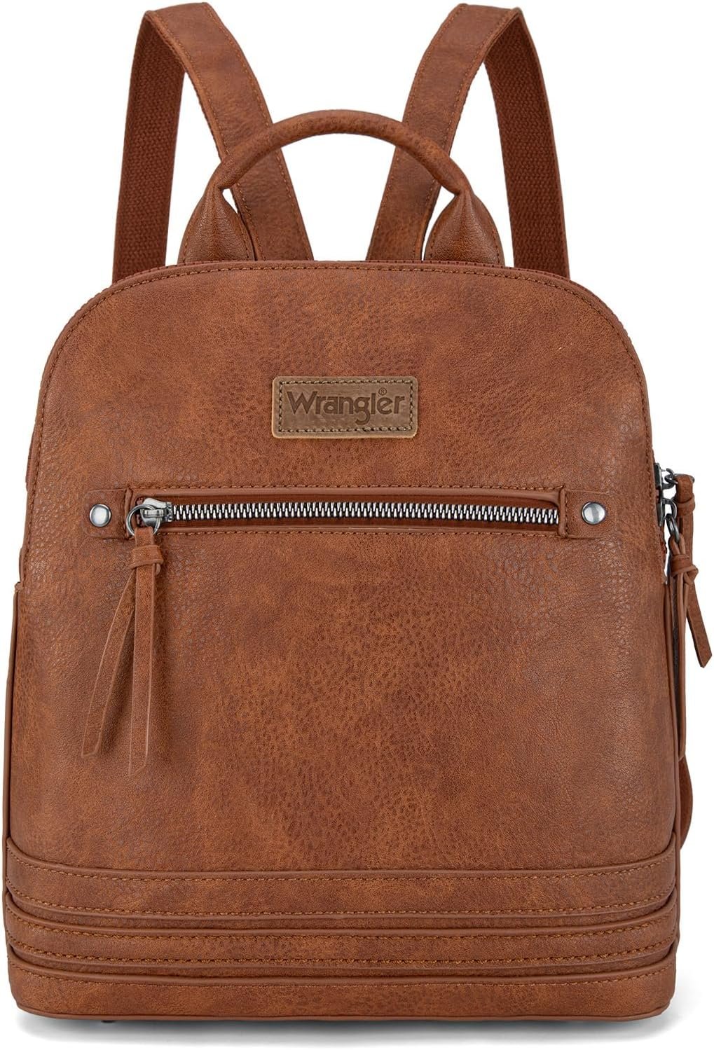 Montana West Wrangler Backpack Purse for Women Mini Backpack Purse Cute Ladies Bookbag Travel Work Daypacks Bags WG186-9116BR