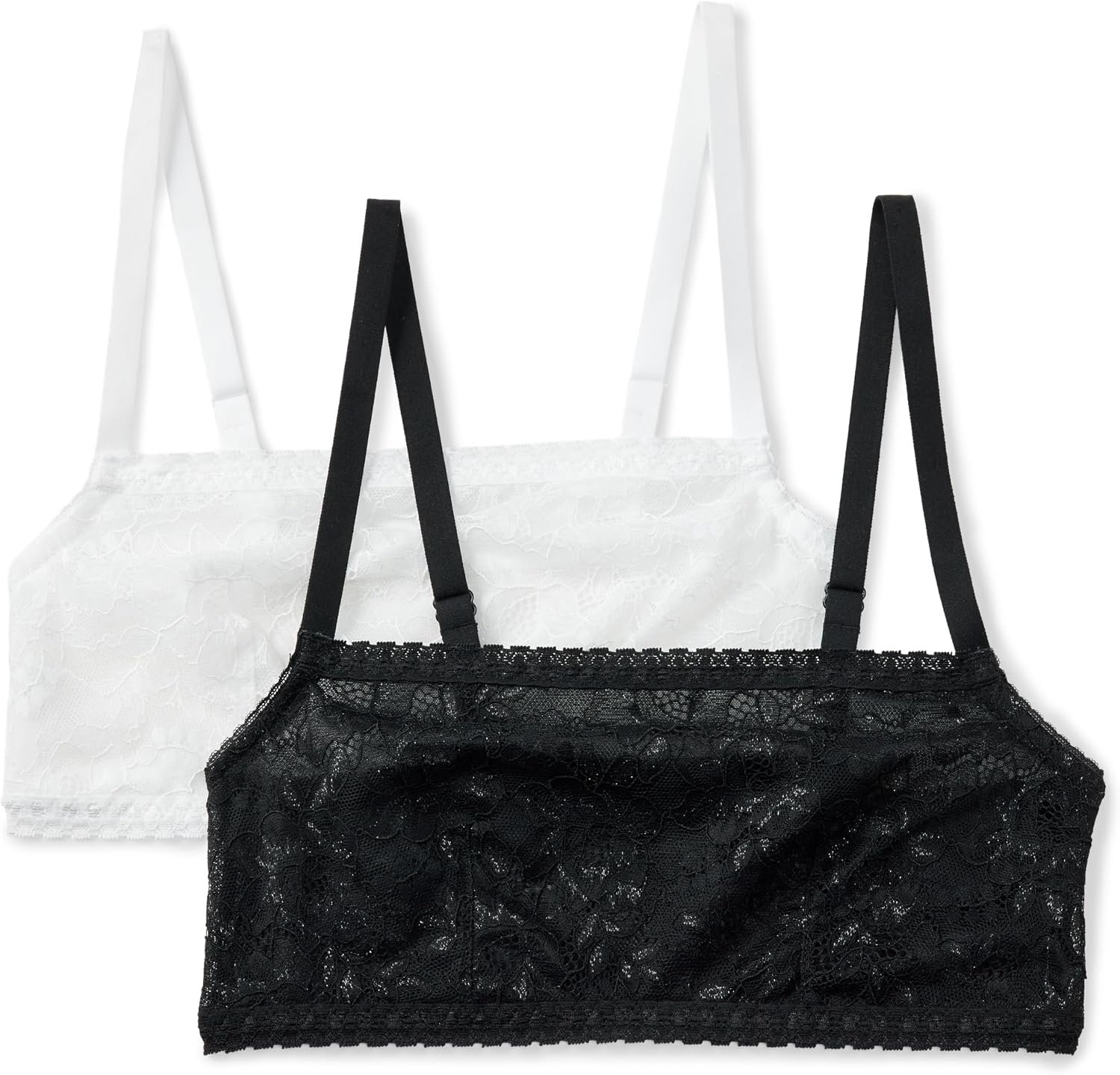 Amazon Essentials Women’s Stretch All Over Lace Square Neck Bralette