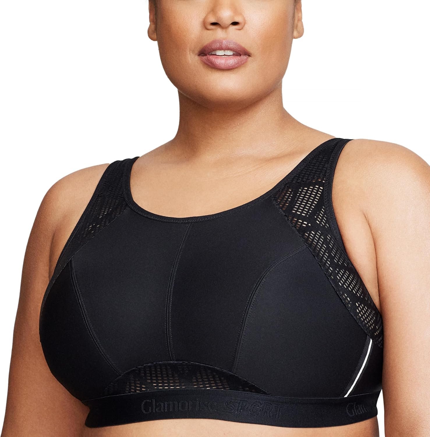 Glamorise Womens No-Sweat Mesh Sports Bra Wirefree #1068