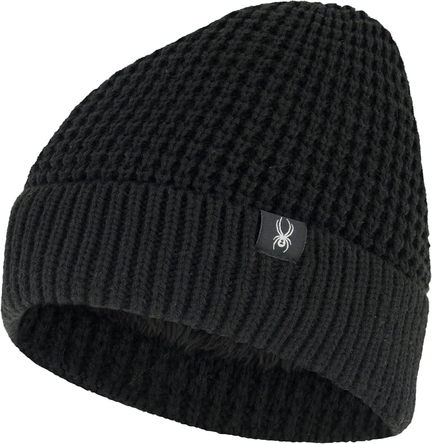 Spyder Women’s Waffle Knit Ribbed Cuff Beanie