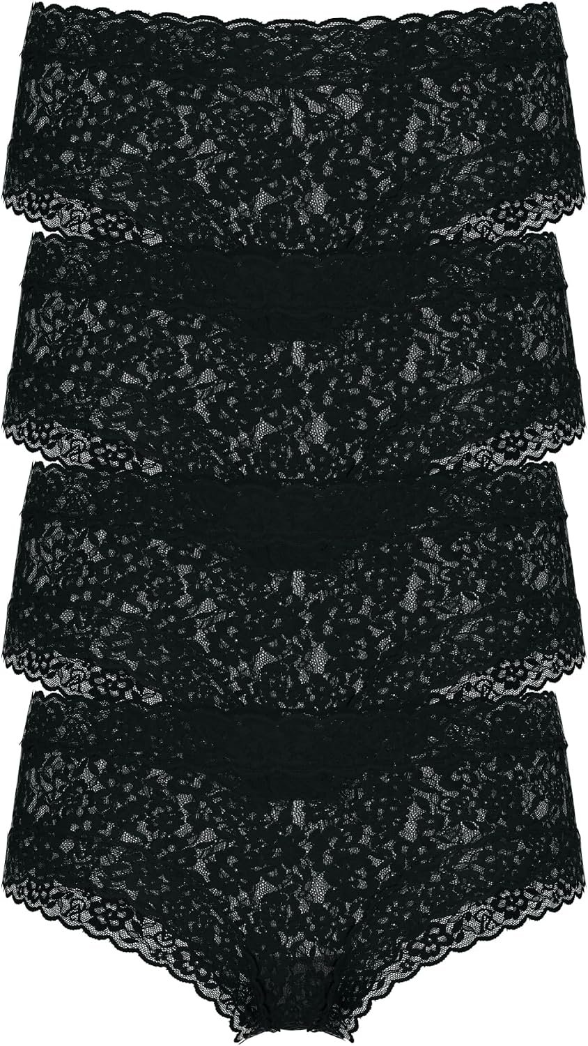 Victoria’s Secret Women’s Lace Cheeky Underwear, Minimal Coverage Panties for Women, Multi Pack (XS-XXL)