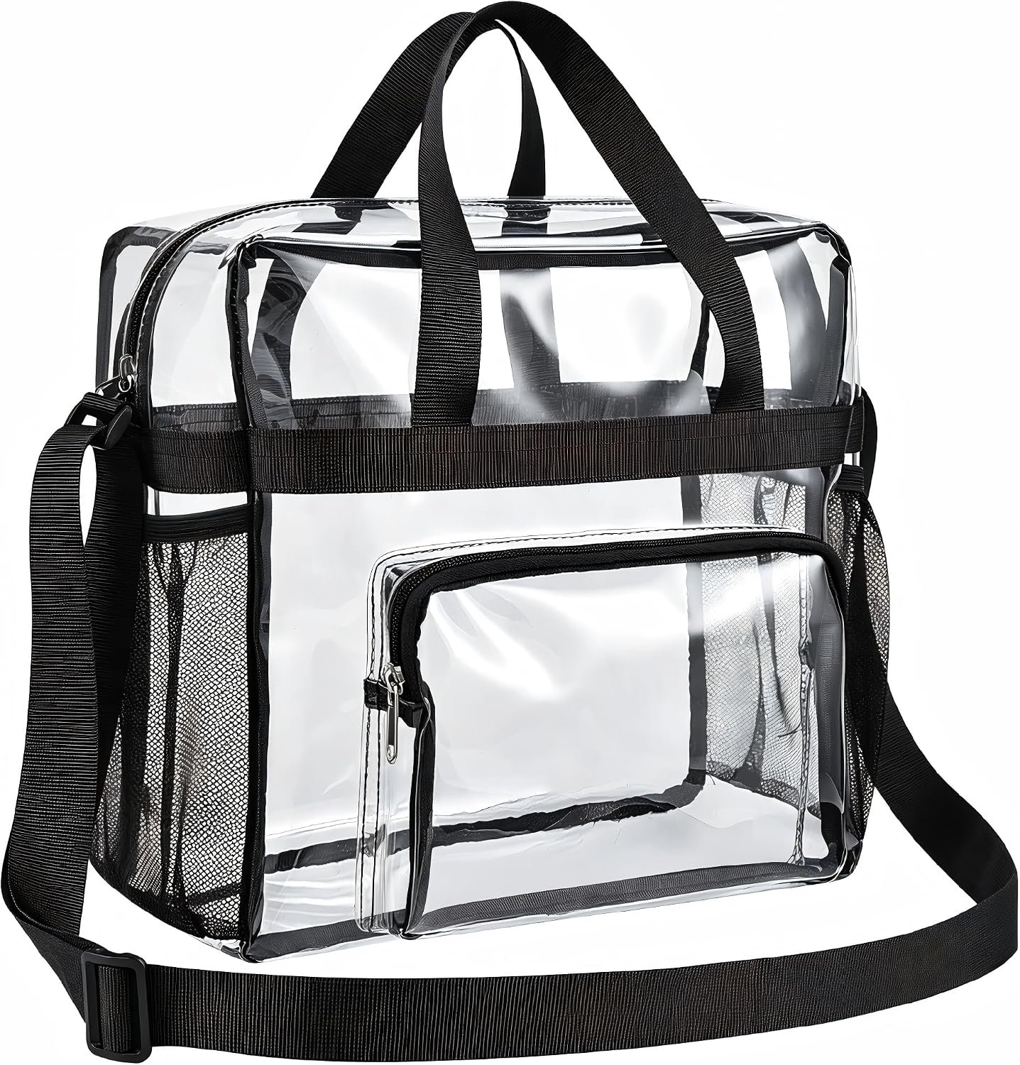 Bagenius Clear Bag Stadium Approved 12×6×12 Clear bag for Stadium Events Sports Concert Festival Work