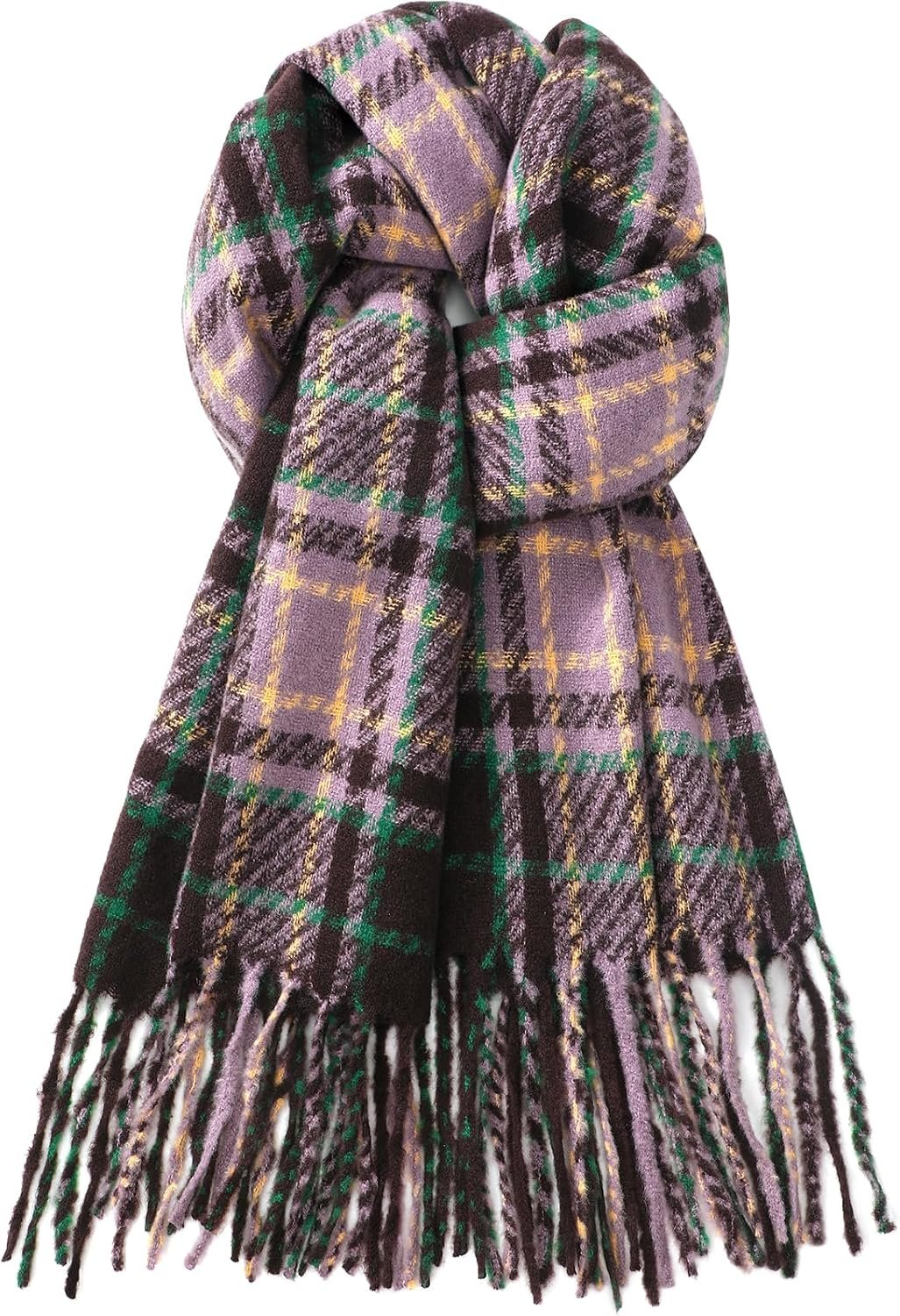 Winter Scarf for Women Fashion Plaid Womens Scarfs, Shawls and Wraps, Blanket Scarf Valentines Day Gifts for Her