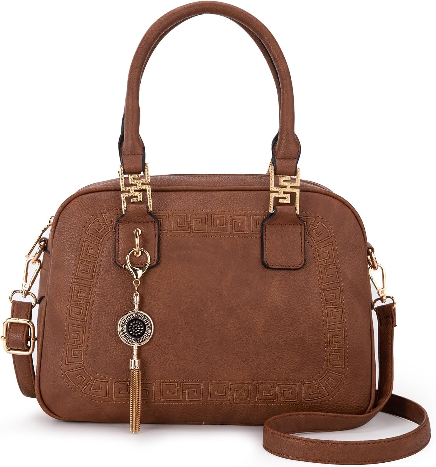 Montana West Small Purses for Women Tassel Crossbody Satchel Handbag with Detachable Shoulder Strap