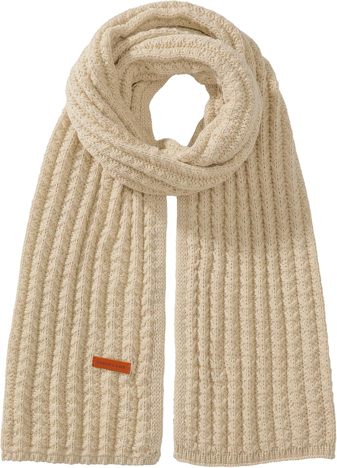 Scarf for Women, Soft Acrylic Winter Scarves, Womens Warm Scarf for Cold Weather, Unisex Winter Fashion Accessory