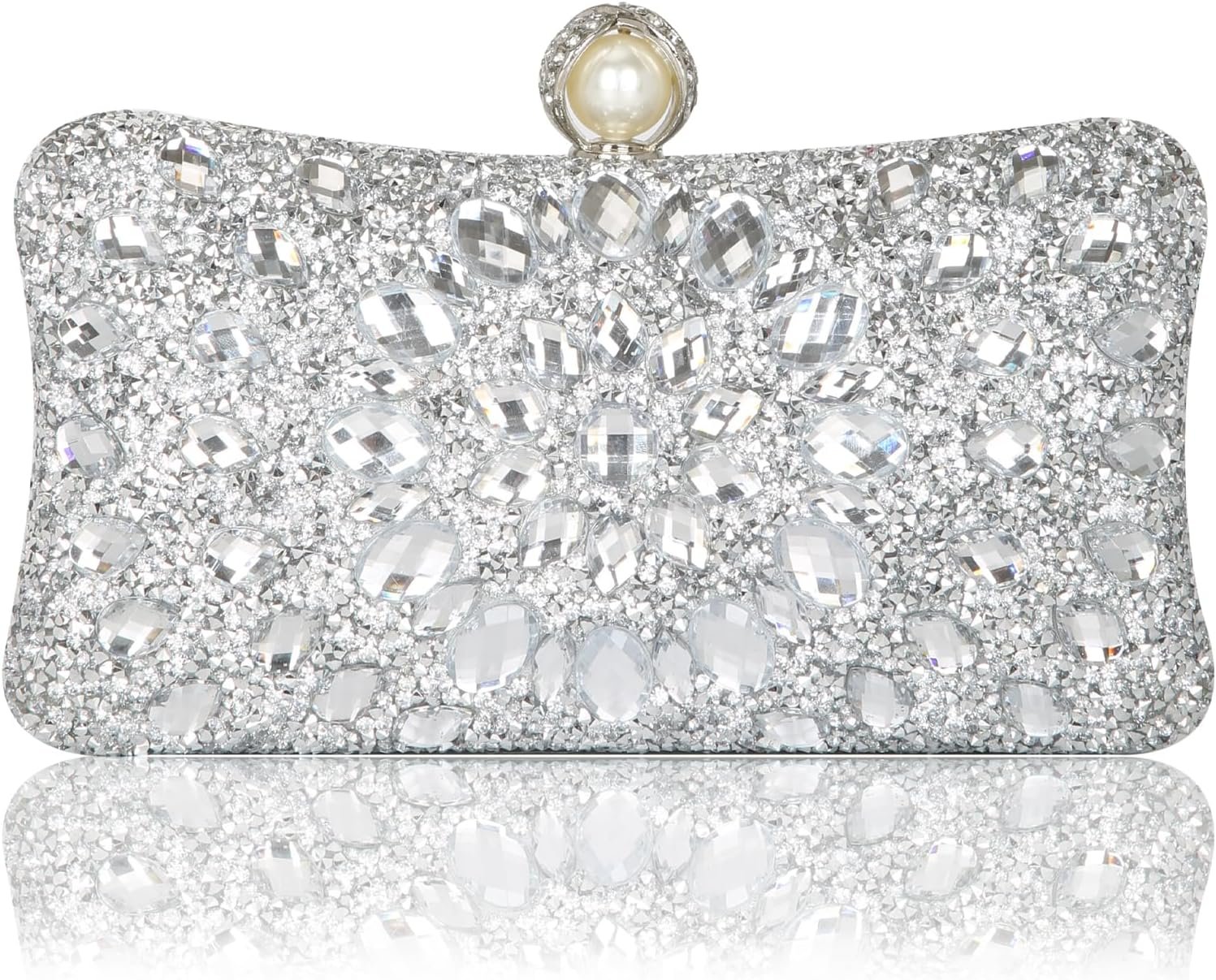 Beaguful Women’s Evening Bags Sparkly Rhinestone Clutch Purses Luxury Handbags | Sparkly