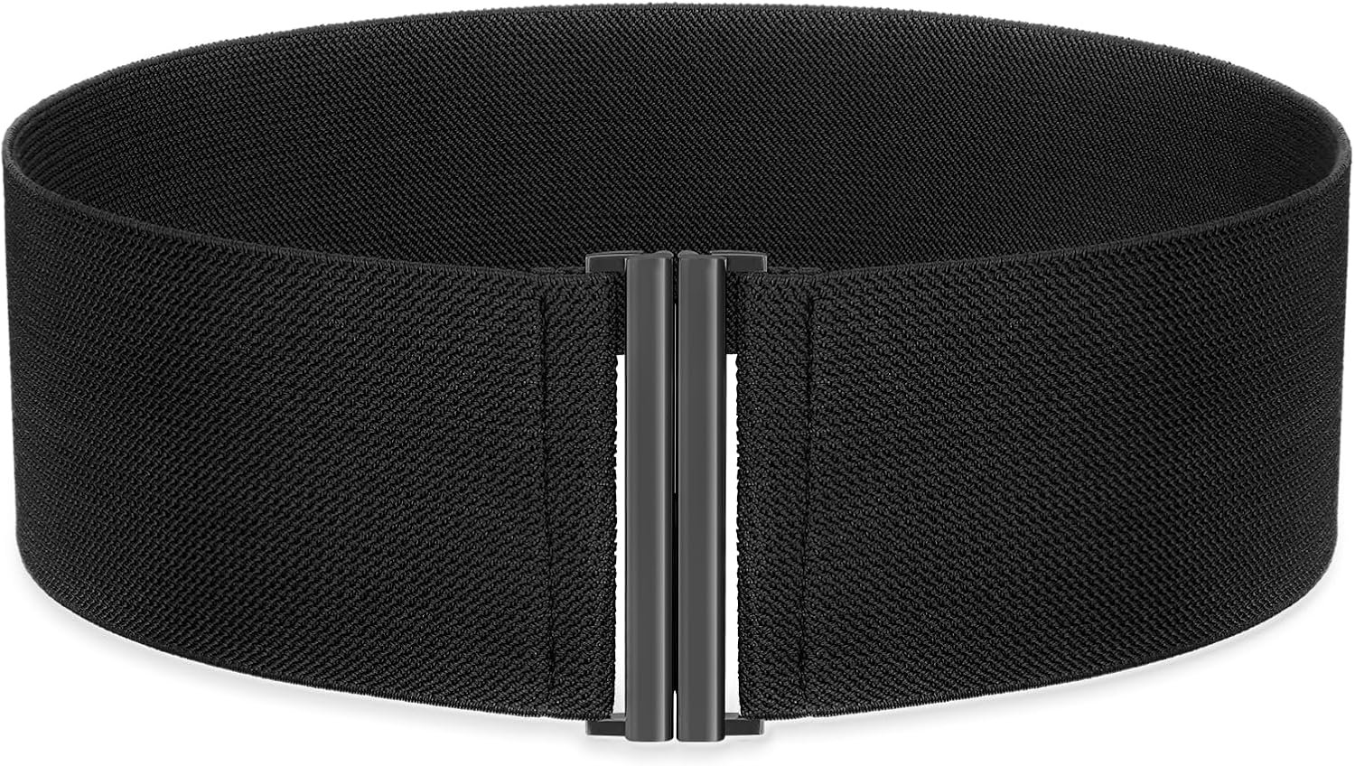SANSTHS Women Wide Elastic Belts for Dresses Corset Waist Belts Ladies Cinch Belts Thick Stretchy Waistband