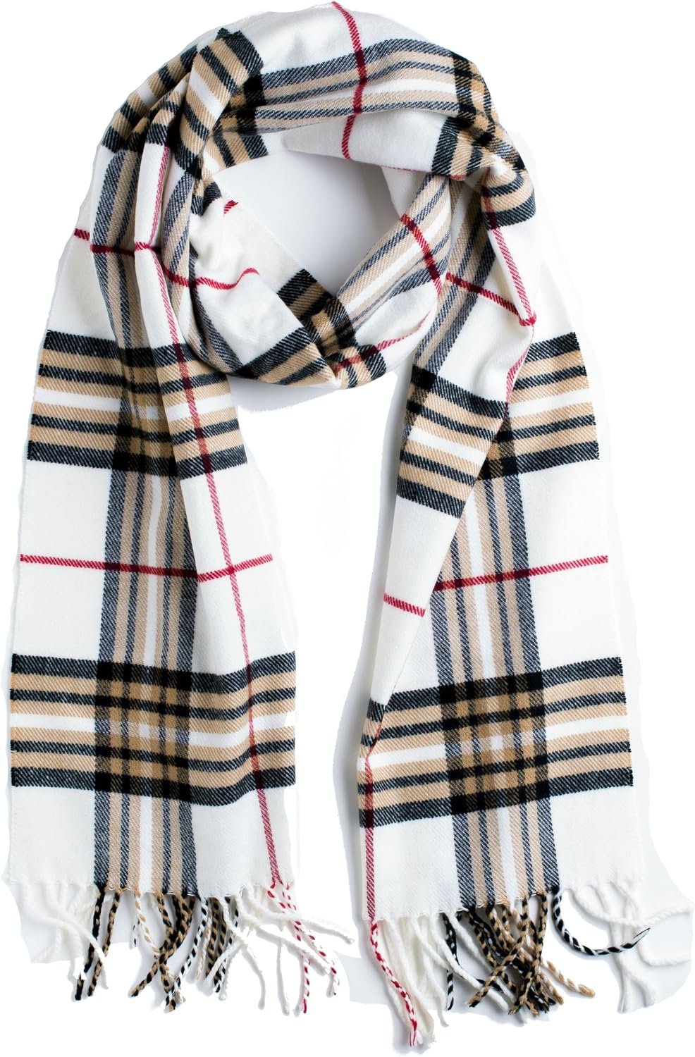 Plum Feathers Super Soft Luxurious Cashmere Feel unisex for Men and Women Winter Scarf