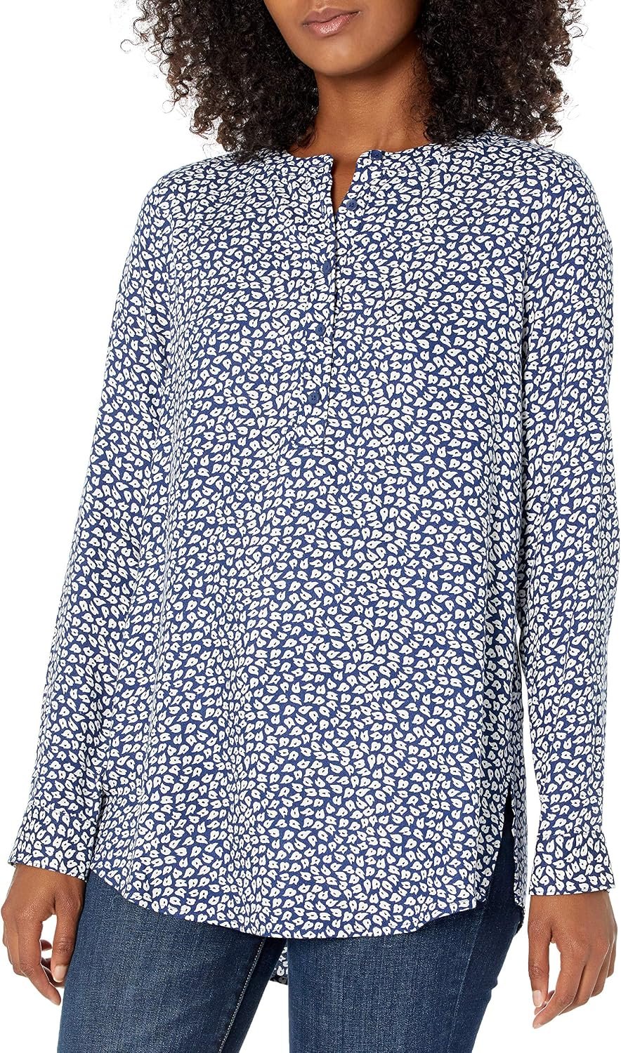 Amazon Essentials Women’s Long-Sleeve Woven Blouse, Office Work Business Casual
