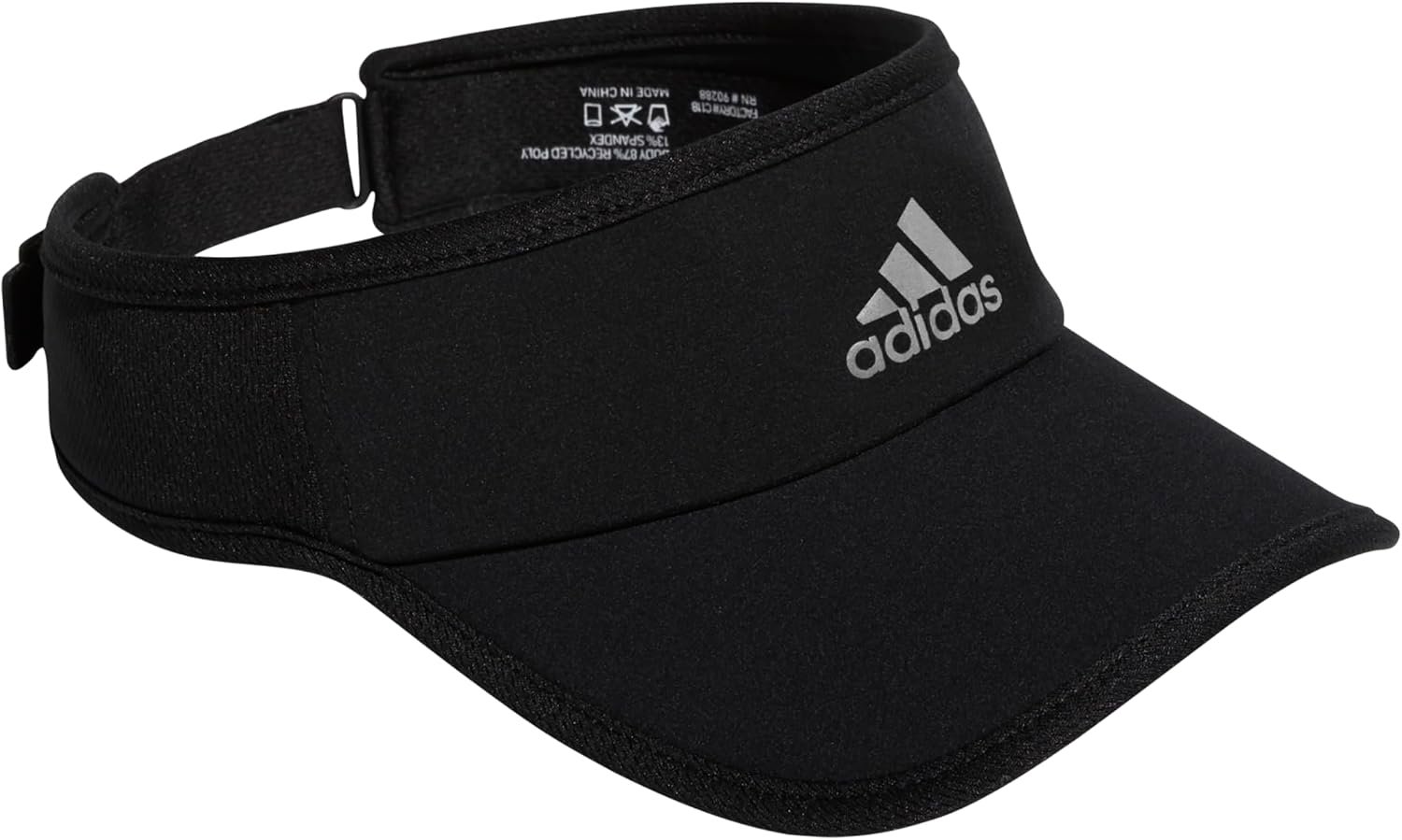 adidas Women’s Superlite Visor | Open-Top Design, Adjustable Fit, Perforated Build, Hook-and-Loop Closure, All-Day Sun Comfort