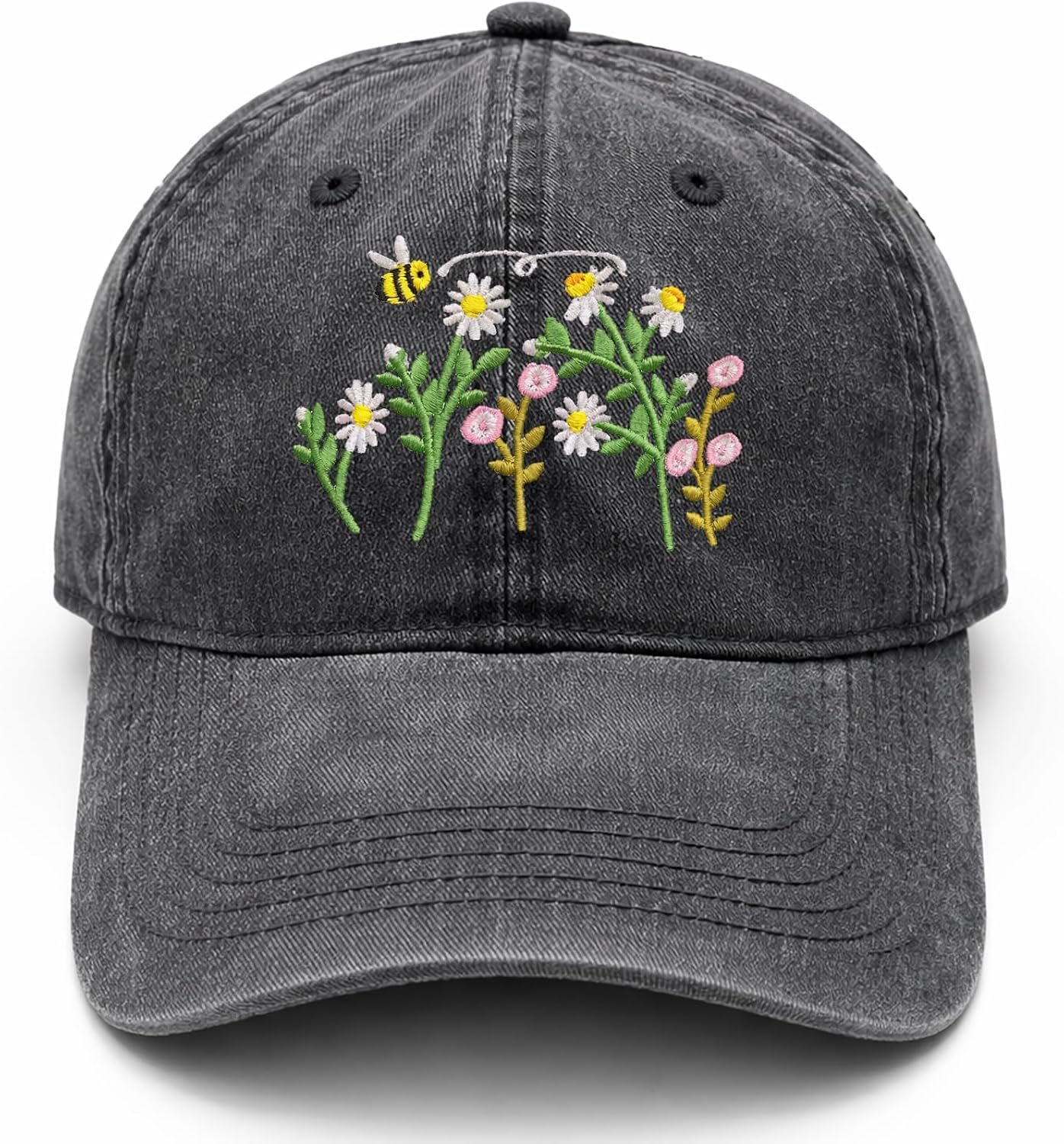 WOAIDY Embroidered Baseball Cap for Men & Women | Adjustable Dad Hat, Vintage Ball Cap for Daily Use & Sun Protection